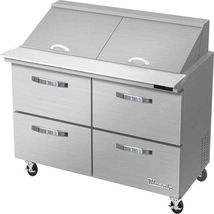 Blue Air BLMT60-D4-HC Mega Top Sandwich Prep Drawer - VRS Restaurant Equipment & Supply Store