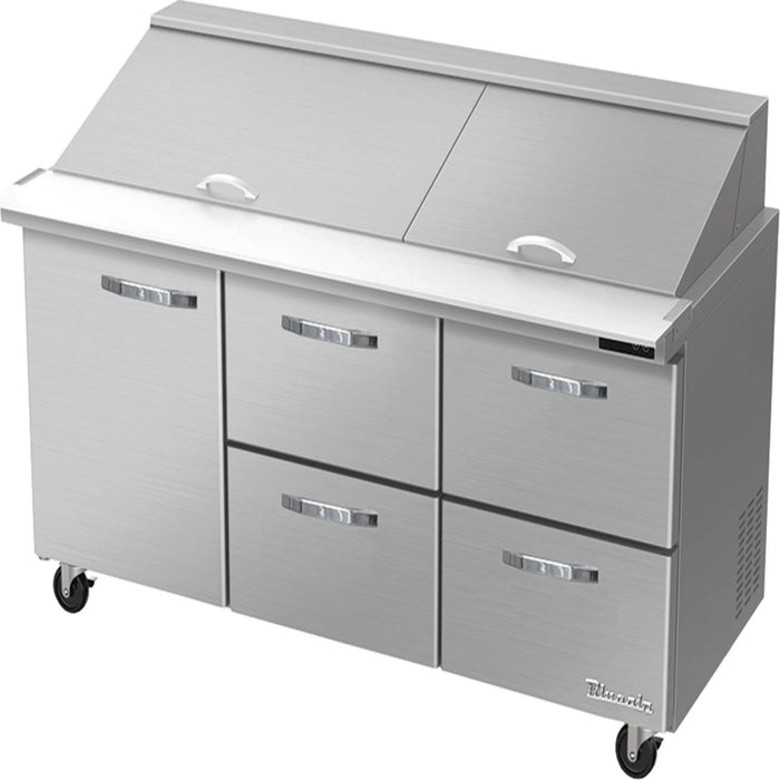 Blue Air BLMT72-D4RM-HC Mega Top Sandwich Prep Drawer - VRS Restaurant Equipment & Supply Store