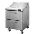 Blue Air BLPT28-D2-HC Sandwich Prep Drawer - VRS Restaurant Equipment & Supply Store