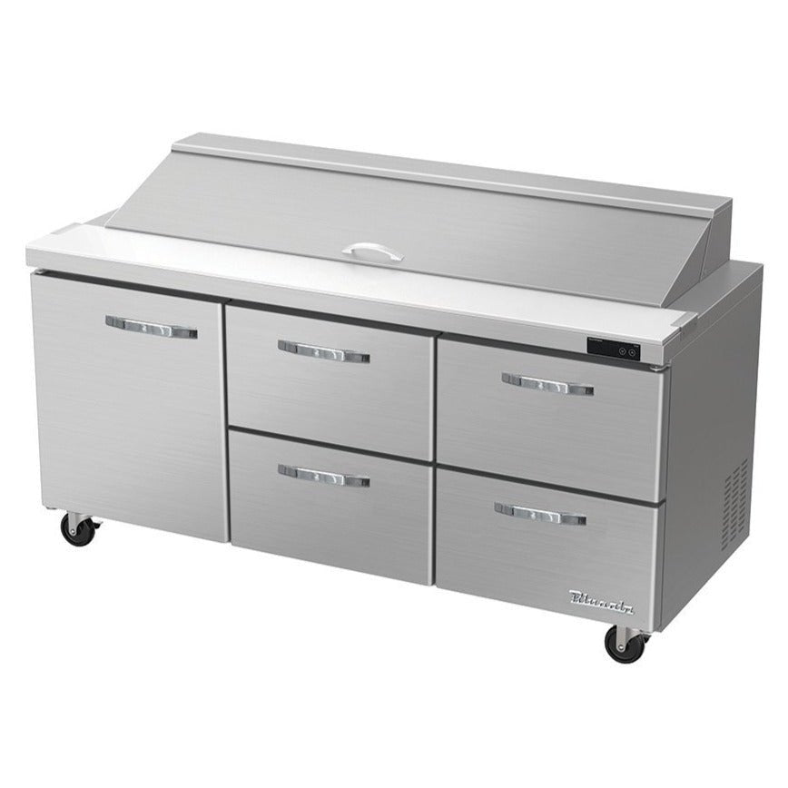 Blue Air BLPT72-D4RM-HC Sandwich Prep Drawer - VRS Restaurant Equipment & Supply Store