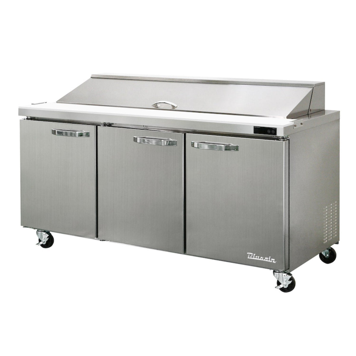 Blue Air BLPT72-HC Sandwich Prep Table - Three Door - VRS Restaurant Equipment & Supply Store