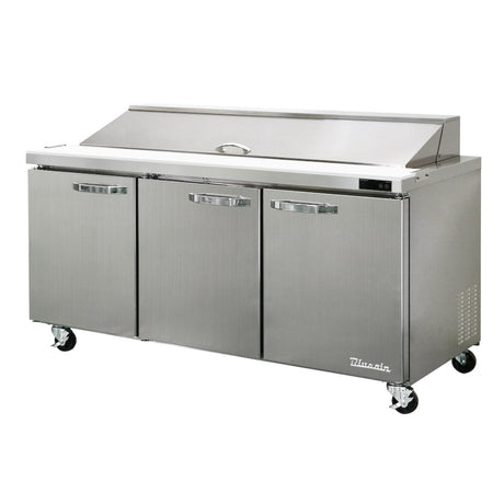 Blue Air BLPT72-HC Sandwich Prep Table - Three Door