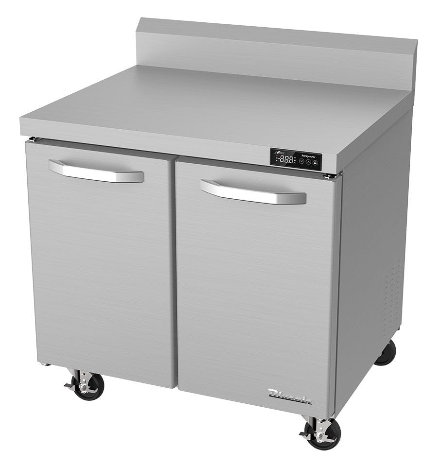 Blue Air BLUF36-WT-HC Worktop Freezer Two Door - VRS Restaurant Equipment & Supply Store