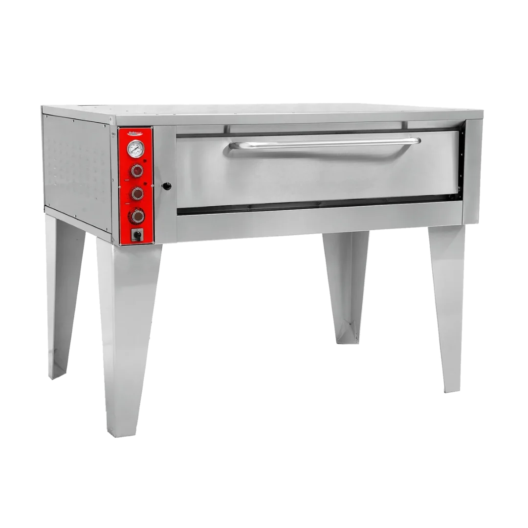 BakeMax BMBPEB915 51” Wide Commercial Electric Stone Hearth Deck Pizza Oven