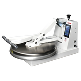 BakeMax BMDM18 Commercial Countertop Single Upper Heat Clamshell Manual Pizza Press