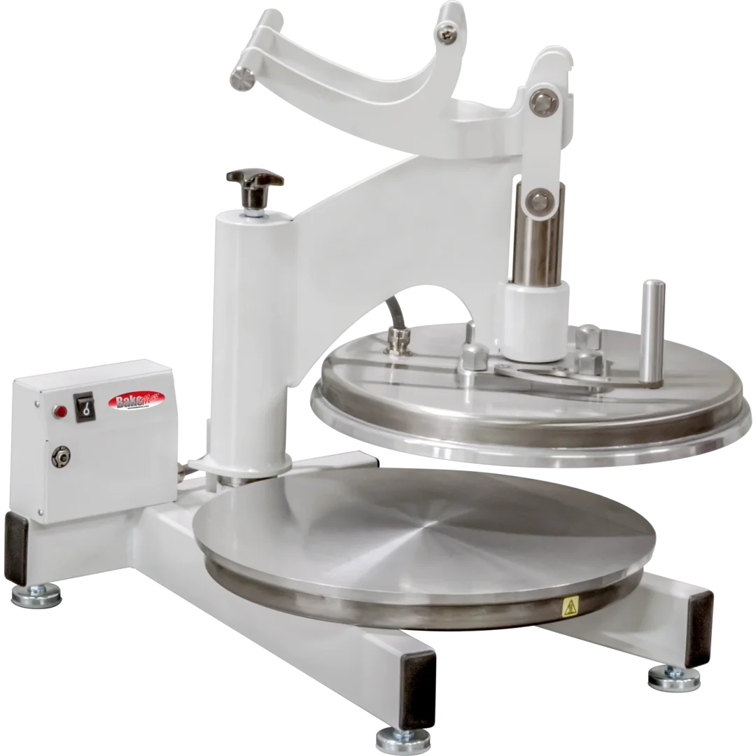 BakeMax BMDMS218 Commercial Countertop Manual Swing Away Dual Heat Dough Press