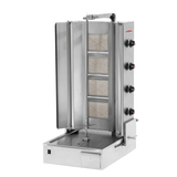 BakeMax BMDN1514 Commercial Heavy-Duty 4-Burner Gas Shawarma / Donair Machine