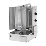 BakeMax BMDN1712R Heavy Duty Commercial Electric 2-Burner Shawarma Machine