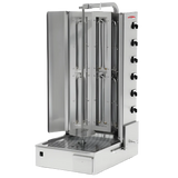 BakeMax BMDN1713R Heavy Duty Commercial Electric 6-Burner Shawarma Machine