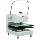BakeMax BMDXMCPW Countertop Commercial White Powder Coat Manual Cold Meat Press