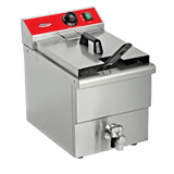 BakeMax BMFE010 Heavy Duty Countertop Single Mini Electric 6 Liter Fryer
