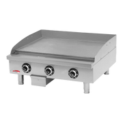 BakeMax BMPLS7IE020 Heavy Duty Countertop 24” Electric Thermostatic Flat Top Griddle