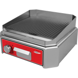 BakeMax BMSIE011 Countertop Mini Electric Ribbed Grill