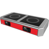 BakeMax BMSIND020 Mini Stovetop Electric 2 Burner Induction Cooker