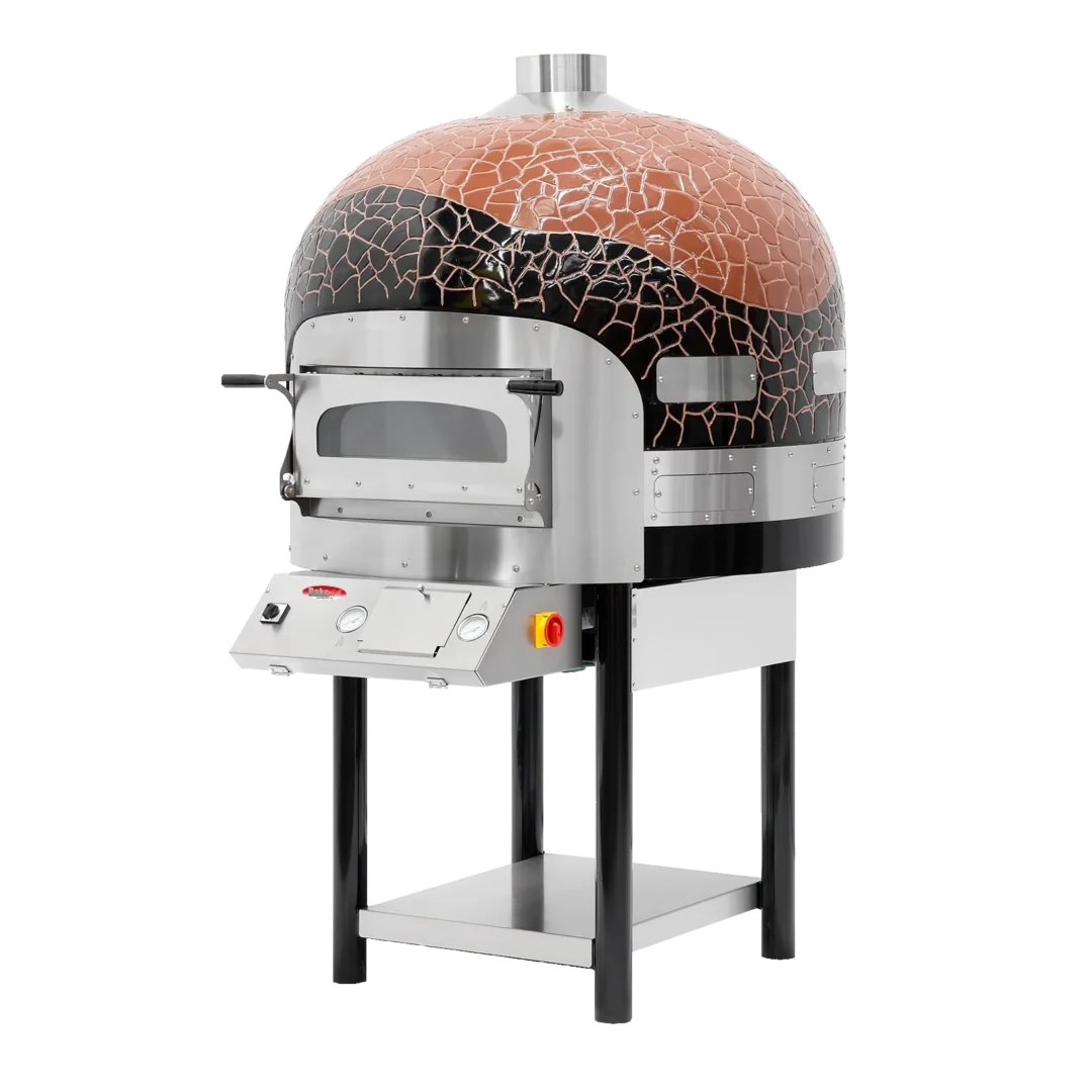 BakeMax BMSPO01 Commercial Floor Model Electric Rotating Pizza Oven