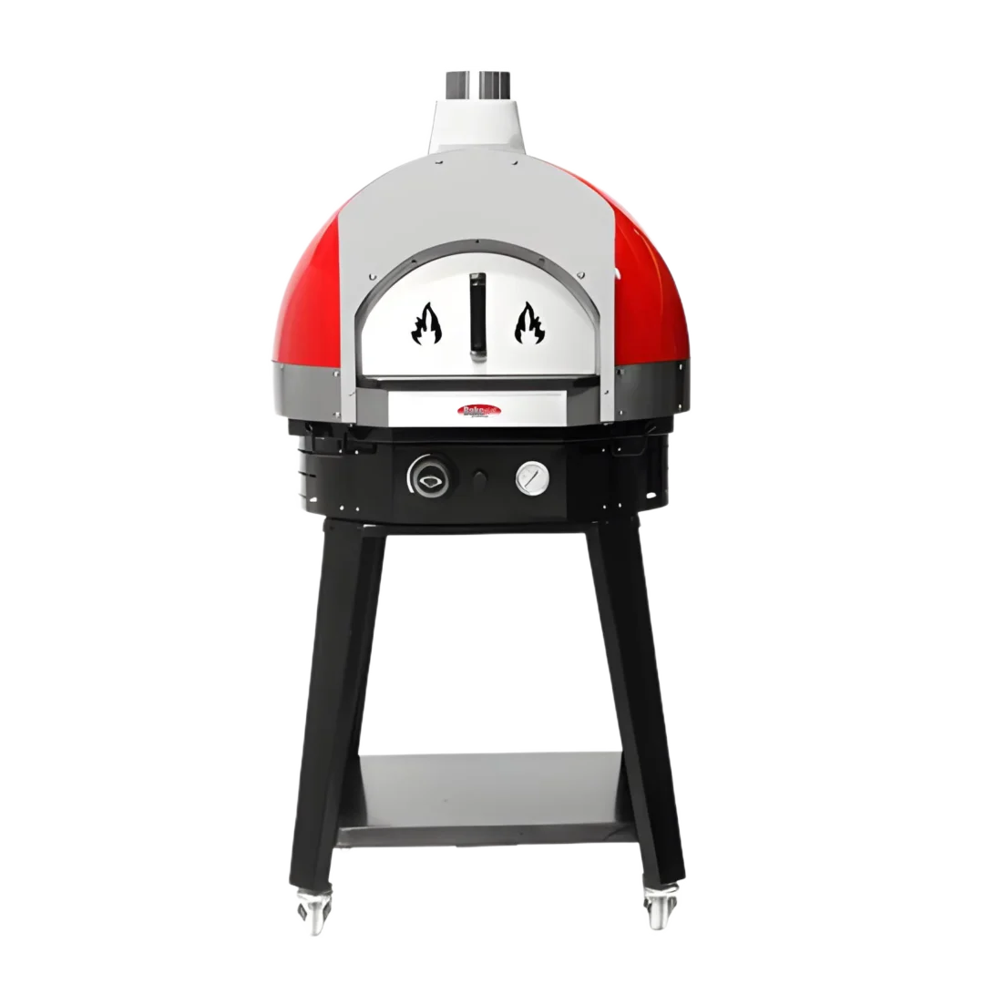 BakeMax BMSPOH70B Mini Dome Gas Stone Pizza Oven