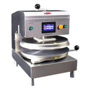 BakeMax BMTXE218SS Commercial Countertop Automatic Swing Away Dual Heat Dough Press