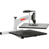 BakeMax BMTXM15CP Commercial Countertop White Powder Coated Manual Swing Away Cold Meat Press