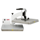 BakeMax BMTXM15 Countertop White Powder Coated Swing Away 15″ x 15″ Manual Dual Heat Tortilla Press