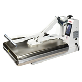 BakeMax BMTXM20 Countertop White Powder Coated Clamshell 16″ x 20″ Manual Dual Heat Tortilla Press