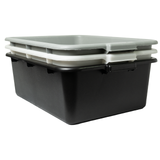 American Chef BUS-LG - Cover for Standard Dish Boxes - Gray, Plastic
