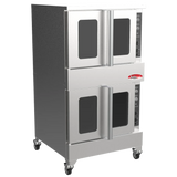 BakeMax America BADCO5E Commercial Floor Model Double Stacked Electric Convection Oven