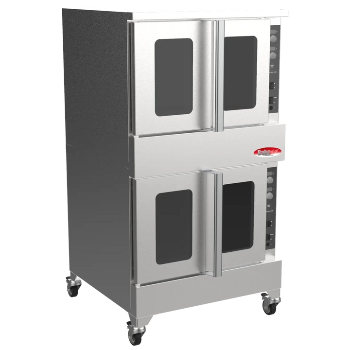 BakeMax America BADCO5E Commercial Floor Model Double Stacked Electric Convection Oven