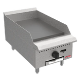BakeMax America BACG15 Commercial Countertop 15 Inch Manual Gas Griddle