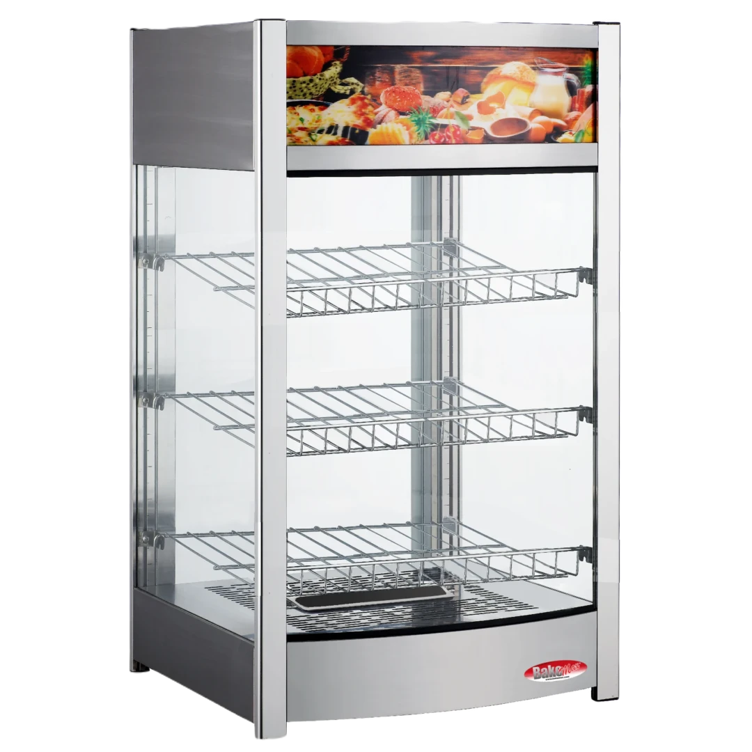 BakeMax Titan Series BMCBF18 18 Inch Wide Countertop Full-Service Heated Display Case