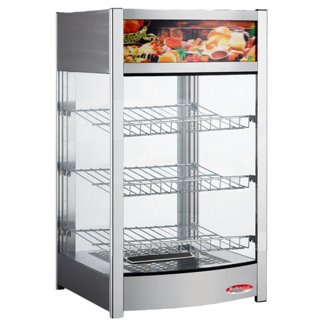 BakeMax Titan Series BMCBF18 18 Inch Wide Countertop Full-Service Heated Display Case
