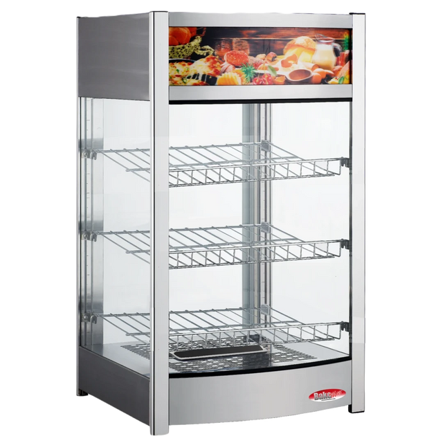 BakeMax Titan Series BMCBF18 18 Inch Wide Countertop Full-Service Heated Display Case