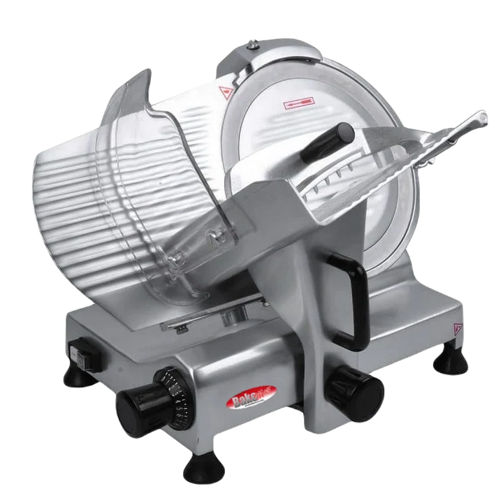 BakeMax BMMSM08 Commercial Countertop Gravity Feed 8 Inch Meat Slicer