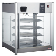 BakeMax BMPW418 Titan Series Countertop Electric 4-Tier 18 Inch Rotating Pizza Warmer
