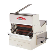 BakeMax BMSS001 Countertop Electric Artisan Safety Hard Crusted Bread Slicer with 5/8″ Slice Thickness