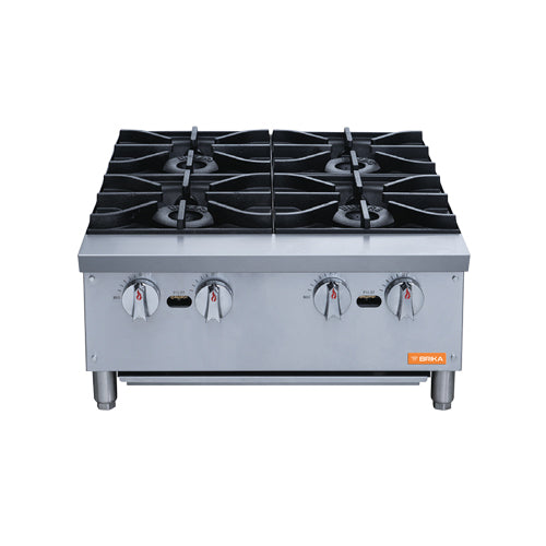 Brika BHP-244 24″ Propane Gas Hot Plate - VRS Restaurant Equipment & Supply Store