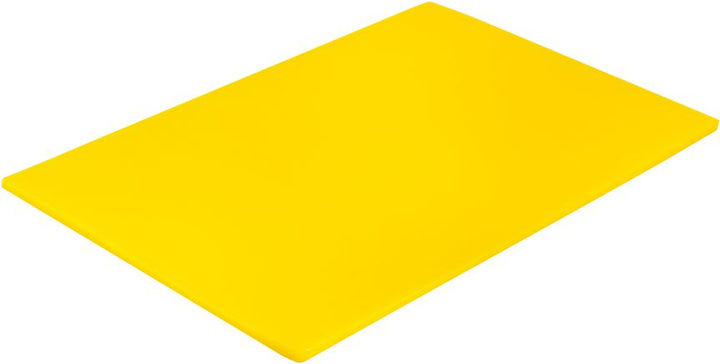 Browne 18" X 24" Polyethylene Yellow Cutting Board - 57361817