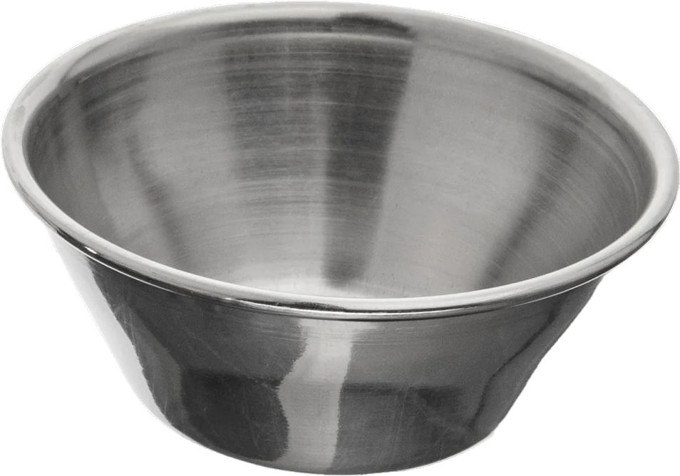 Browne 4 Oz Stainless Steel Sauce Cup Pack of 12 - 515057