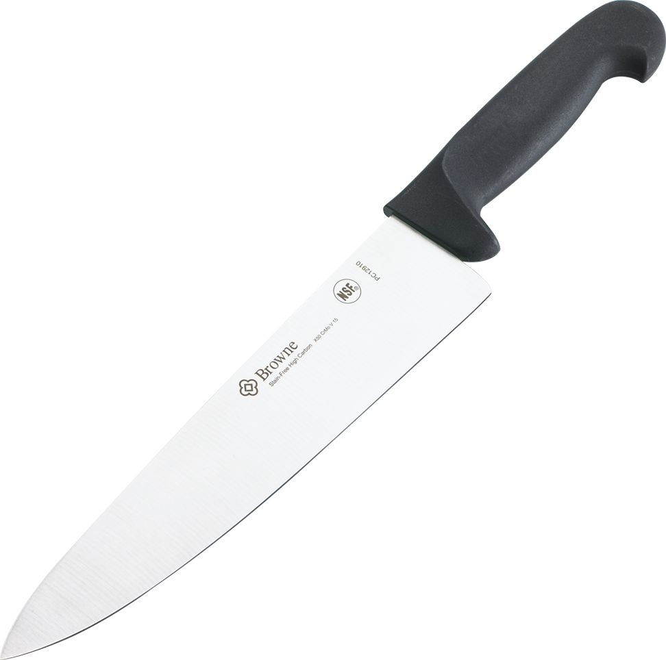 Browne Halco 12" Black Cook's Knife - PC12912