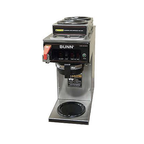 Bunn CWTF15-3T Automatic Coffee Brewer With 1 Lower and 2 Upper Warmers - VRS Restaurant Equipment & Supply Store