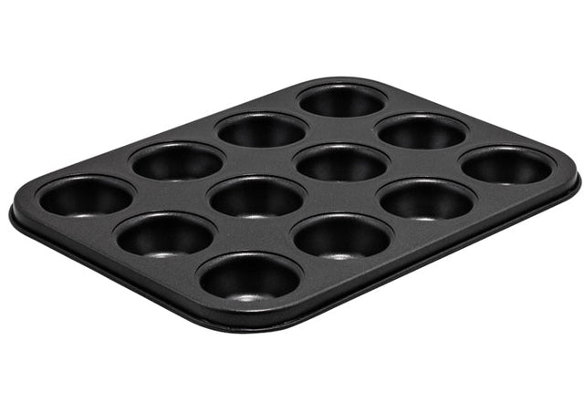 Winco CMF-12M ,12 Cup Mini Muffin Pan, Non-Stick Carbon Steel