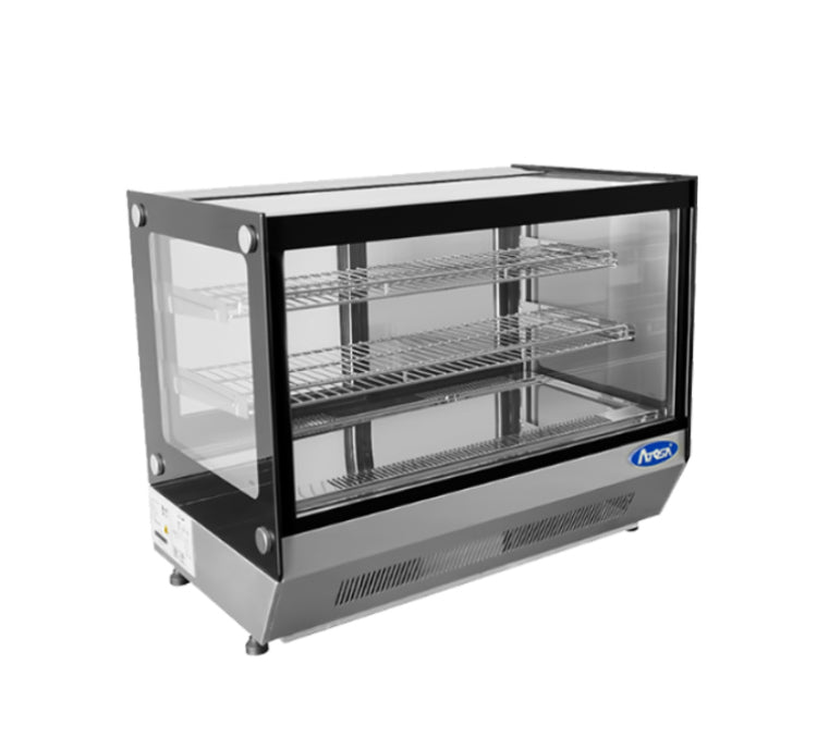 Atosa Countertop Refrigerated Square Display Case (5.6 cu ft) - CRDS-56