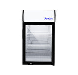 Atosa Countertop Glass Door Merchandiser Cooler with Lighted Header (4.6 cu ft) - CTD-3S