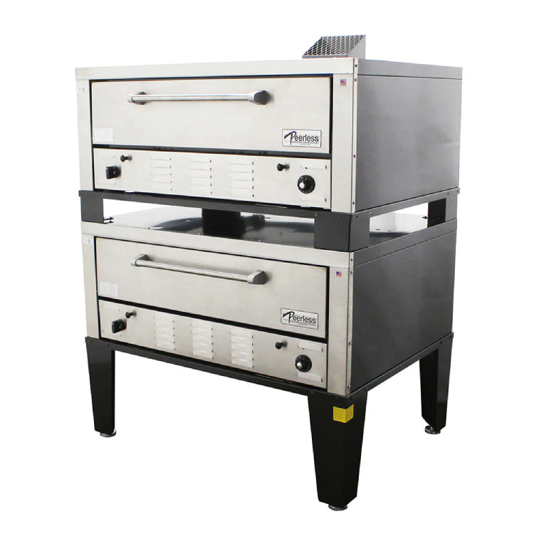 Peerless Bake And Roast Gas Deck Oven - CW42B - VRS Restaurant Equipment & Supply Store