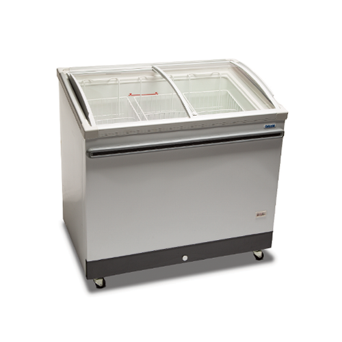 Celcold CATF71 71″ Glass Top Ice Cream Freezer - VRS Restaurant Equipment & Supply Store