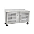 Centerline CLUC-60R-GD 60″ 2 Door Glass Undercounter Refrigerator - VRS Restaurant Equipment & Supply Store