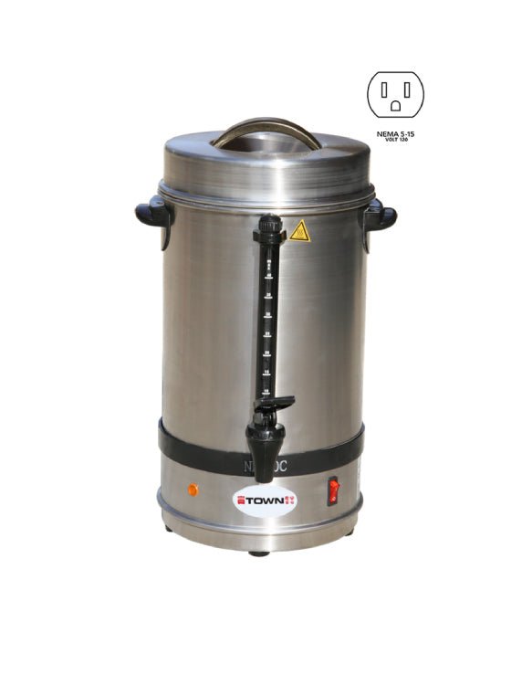 Town 15-Liter Coffee Percolator – 120V - 39115 - VRS Restaurant Equipment & Supply Store