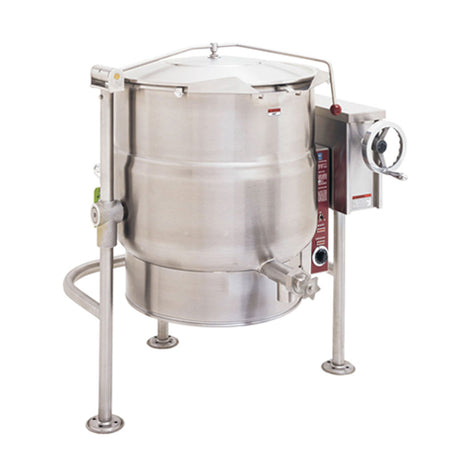 Crown ELT-25 25 Gallon Electric Steam Tilting Kettle – 3Ph, 240V - VRS Restaurant Equipment & Supply Store