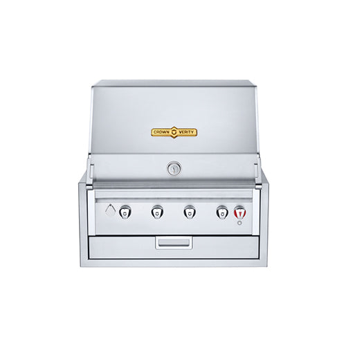 Crown Verity IBI30NG 30″ Natural Gas Built-In Grill - VRS Restaurant Equipment & Supply Store