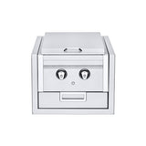 Crown Verity IBISBLP Propane Gas Built-In Side Burner - VRS Restaurant Equipment & Supply Store