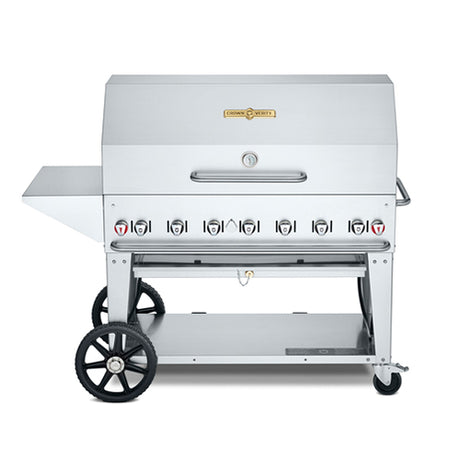 Crown Verity CV-MCB-48PKG 48″ Propane Gas Mobile Outdoor Grill - VRS Restaurant Equipment & Supply Store